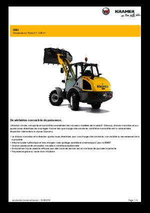 Radlader Kramer 5085