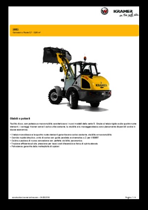 Radlader Kramer 5085