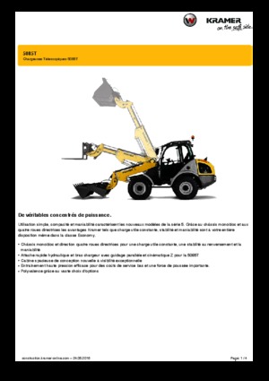Radlader Kramer 5085 T