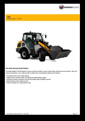 Radlader Kramer 8085