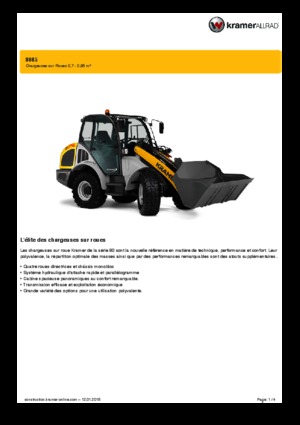 Radlader Kramer 8085