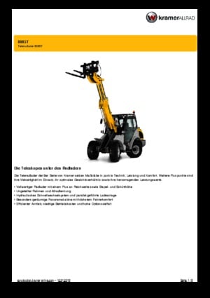 Radlader Kramer 8085 T