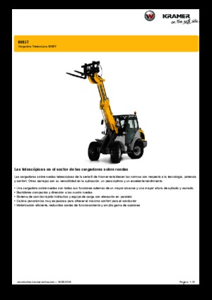 Radlader Kramer 8085 T