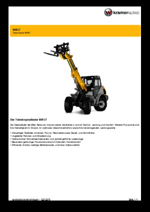 Radlader Kramer 8095 T
