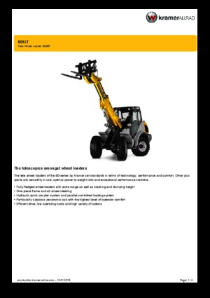 Radlader Kramer 8095 T