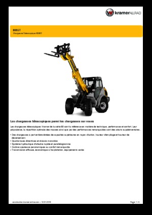 Radlader Kramer 8095 T