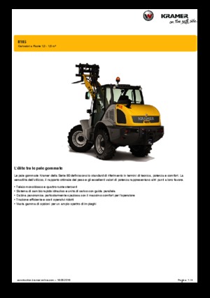 Radlader Kramer 8105