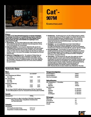 Radlader Caterpillar 907M