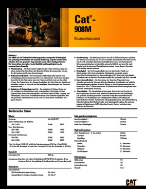 Radlader Caterpillar 908M