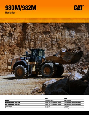 Radlader Caterpillar 982M