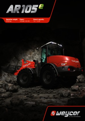 Radlader weycor AR 105 e