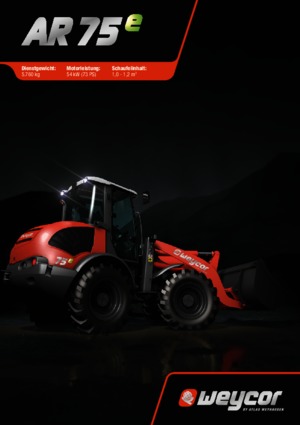 Radlader weycor AR 75 e