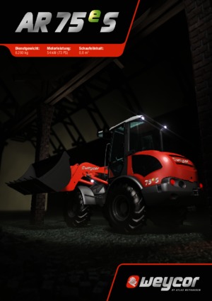 Radlader weycor AR 75 e S
