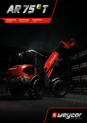Radlader weycor AR 75 e T