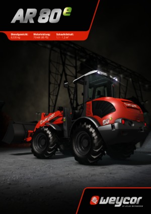Radlader weycor AR 80 e