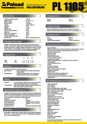 Radlader Palazzani PL 1105