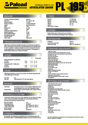 Radlader Palazzani PL 195