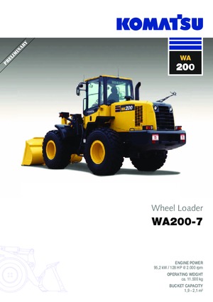 Radlader Komatsu WA200-7