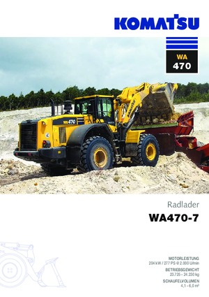 Radlader Komatsu WA470-7