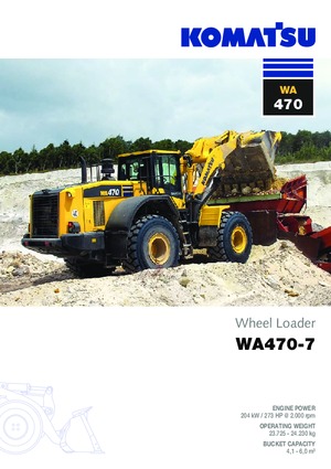 Radlader Komatsu WA470-7