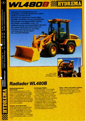 Radlader Hydrema WL 480 B