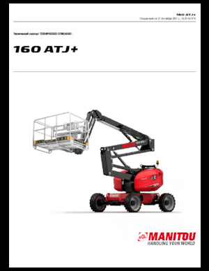 Gelenkarbeitsbühnen auf Rädern Manitou 160 ATJ +