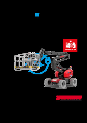 Gelenkarbeitsbühnen auf Rädern Manitou 160 ATJ+ E