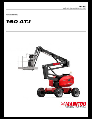 Gelenkarbeitsbühnen auf Rädern Manitou 160 ATJ