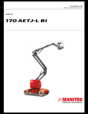 Gelenkarbeitsbühnen auf Rädern Manitou 170 AETJ L Bi