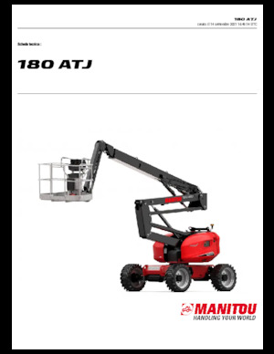 Gelenkarbeitsbühnen auf Rädern Manitou 180 ATJ