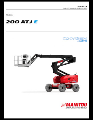 Gelenkarbeitsbühnen auf Rädern Manitou 200 ATJ E