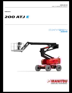 Gelenkarbeitsbühnen auf Rädern Manitou 200 ATJ E