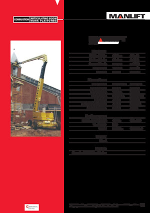 Gelenkarbeitsbühnen auf Rädern Grove-Manlift A 125 J