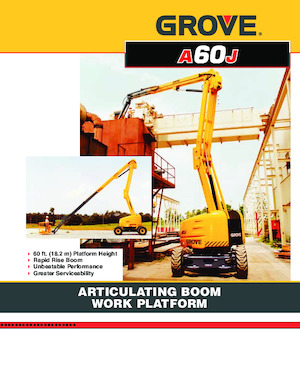 Gelenkarbeitsbühnen auf Rädern Grove-Manlift A 60 J