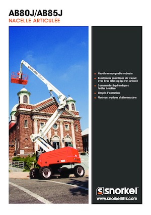 Gelenkarbeitsbühnen auf Rädern Snorkel AB85J