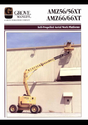 Gelenkarbeitsbühnen auf Rädern Grove-Manlift AMZ 66 XT