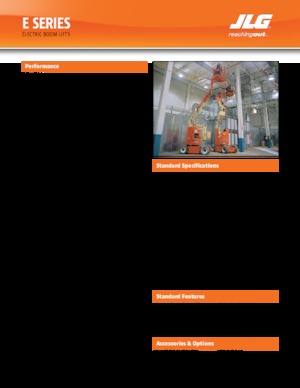 Gelenkarbeitsbühnen auf Rädern JLG E400AN