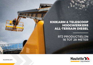 Gelenkarbeitsbühnen auf Rädern Haulotte HA16 RTJ