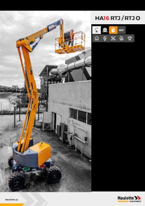Gelenkarbeitsbühnen auf Rädern Haulotte HA16 RTJ