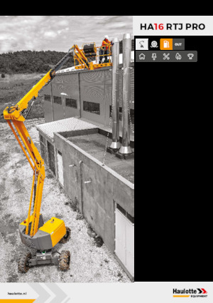 Gelenkarbeitsbühnen auf Rädern Haulotte HA16 RTJ PRO