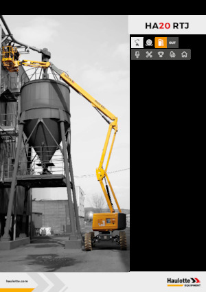 Gelenkarbeitsbühnen auf Rädern Haulotte HA20 RTJ