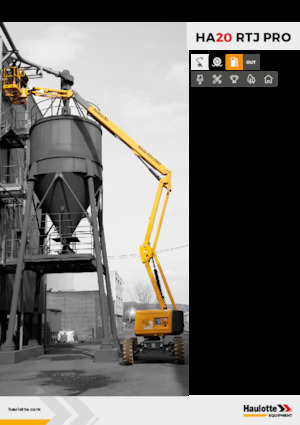 Gelenkarbeitsbühnen auf Rädern Haulotte HA20 RTJ PRO