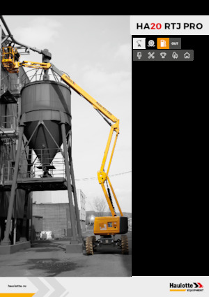 Gelenkarbeitsbühnen auf Rädern Haulotte HA20 RTJ PRO