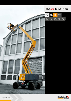 Gelenkarbeitsbühnen auf Rädern Haulotte HA26 RTJ PRO