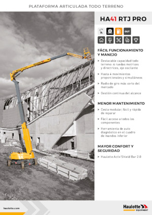 Gelenkarbeitsbühnen auf Rädern Haulotte HA41 RTJ PRO