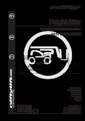 Gelenkarbeitsbühnen auf Rädern Niftylift HR28