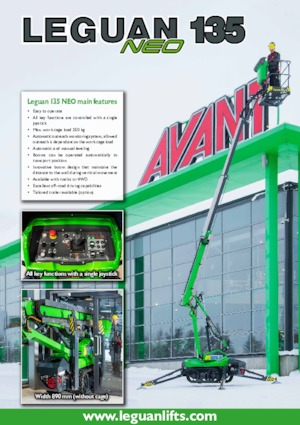 Gelenkarbeitsbühnen auf Rädern Avant Tecno Leguan 135 Neo