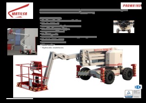 Gelenkarbeitsbühnen auf Rädern Matilsa Parma 18 D