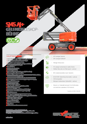 Gelenkarbeitsbühnen auf Rädern Skyjack SJ45 AJ+