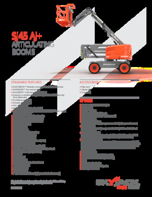 Gelenkarbeitsbühnen auf Rädern Skyjack SJ45 AJ+